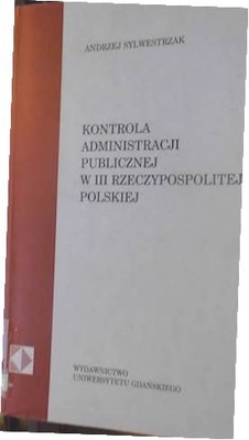 Kontrola Administracji Publicznej - Sylwestrzak