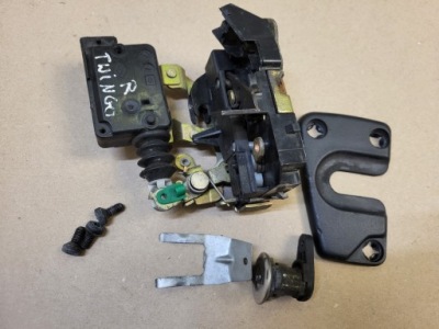 Замок с дверь правых винтики вкладка защита привод renault twingo i оригинальный номер eu фото №1