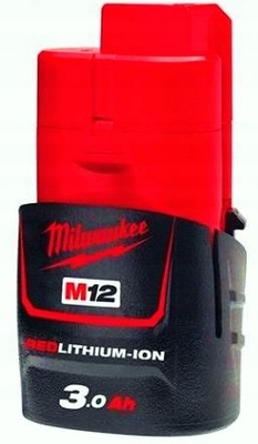 AKUMULATOR BATERIA M12 B3 MILWAUKEE 12V 3,0Ah FV