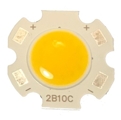 LED COB 2B10C 10W 30-32V BARWA BIAŁA CIEPŁA 3000K