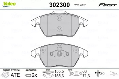 КОЛОДКИ ТОРМОЗНОЙ AUDI A1 11-18 ПЕРЕД