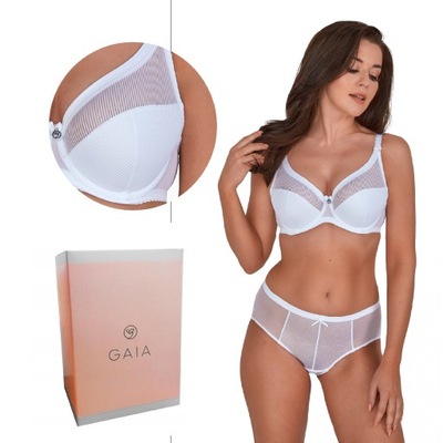 Biustonosz GAIA Semi-soft Sonia 1058 biały 95D