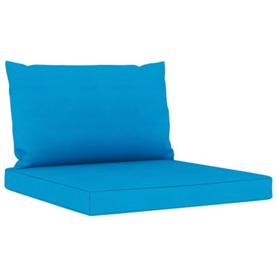 Poduszki na sofę z palet, 2 szt., jasnoniebieskie
