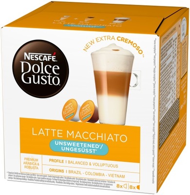 Nescafé Dolce Gusto Latte Macchiato Kawa w kapsułk