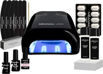 MEANAIL ZESTAW DO PAZNOKCI MANICURE LAMPA (A474)