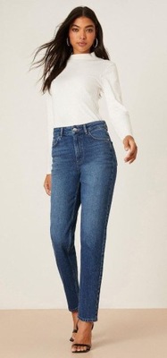 DOROTHY PERKINS JEANSY DLA NISKICH GRANAT 40 PTE