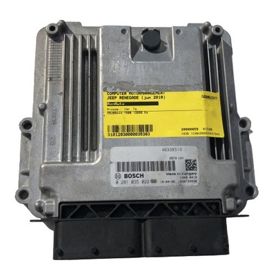 Бортовий комп'ютер блок керування двигуна jeep renegade fiat 500x фото №1