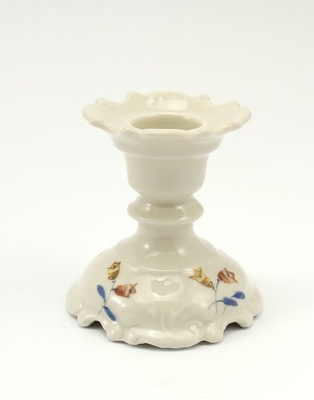 Przedwojenny świecznik porcelanowy KPM - Frederike; 2595