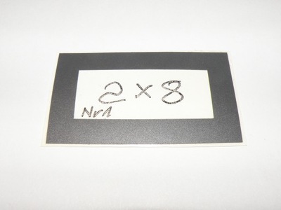 RAMKA WYŚWIETLACZA LCD 2X8 FOLIA
