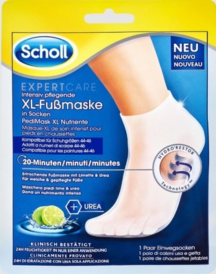 SCHOLL ExpertCare intesywnie odżywcza maska do stóp r. XL