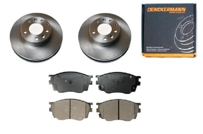 Гальмівні диски ham. гальмівні колодки mazda 6 gg 1.8 перед kpl. 274mm фото №1