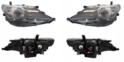 Фара лампа toyota auris e18 13- l+p tyc фото №1