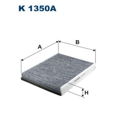 FILTR, VENTILACIÓN PRZESTRZENI PASAZERSKIEJ FILTRON K 1350A  