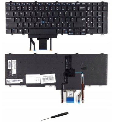 KLAWIATURA do DELL Latitude E5550 E5570 E5580 LED