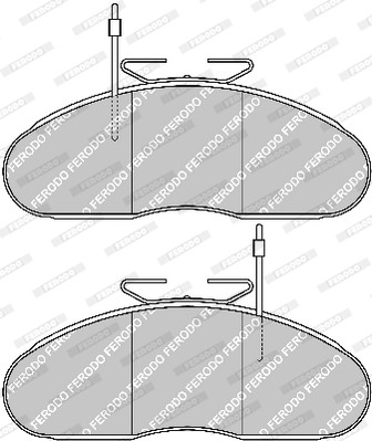 ZAPATAS DE FRENADO FERODO FVR792  