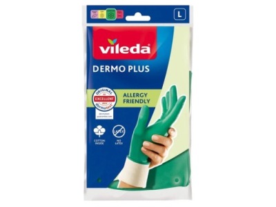 Rękawiczki nitrylowe VILEDA Dermo Plus (rozmiar L)