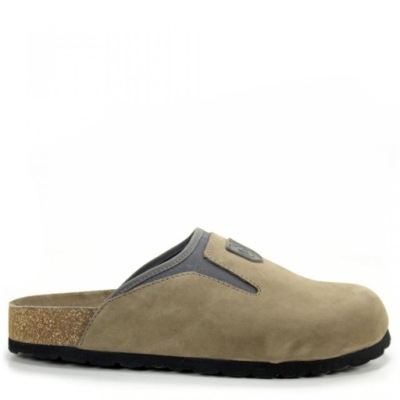 BUGATTI KLAPKI MĘSKIE BEŻOWE SKÓRZANE 44 1M0F