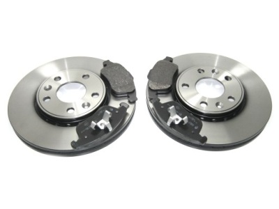 Гальмівні диски гальмівні колодки megane iii fluence 280mm перед oryg фото №1