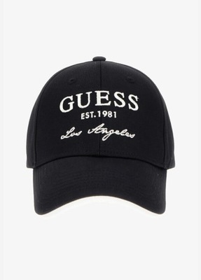 GUESS czapka z daszkiem czarna Unisex