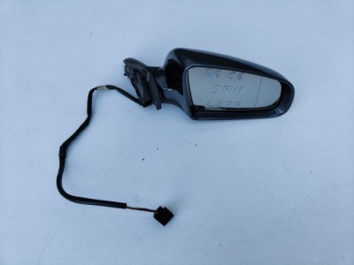 Дзеркало праве 5pin lz7r audi a6 c6 eur фото №1
