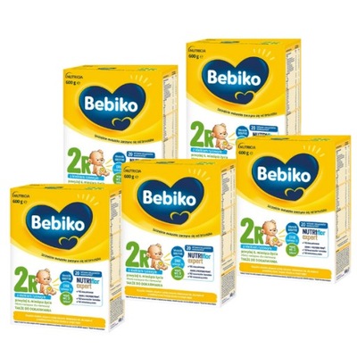 Bebiko 2R Mleko dla niemowląt powyżej 6m.- 5x600g