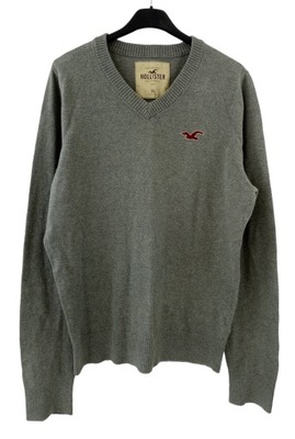 Sweter męski HOLLISTER XL Szary