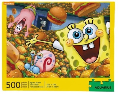 Aquarius - Puzzle 500 el. - Spongebob Kanciastoporty 62127