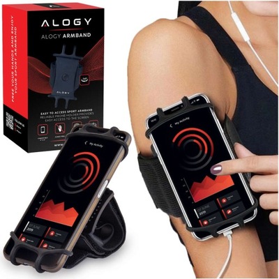 Etui sportowe do biegania 360 Alogy ArmBand opaska na ramię nadgarstek do t