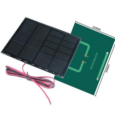 Ogniwo słoneczne 1,9W 6V 104x140x3mm Panel solarny