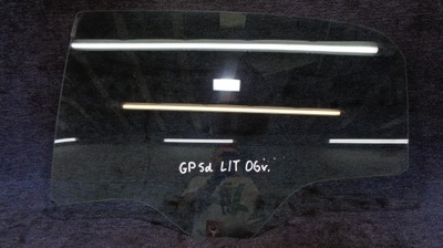 Стекло fiat grande punto 5d 06r. левая задняя фото №1