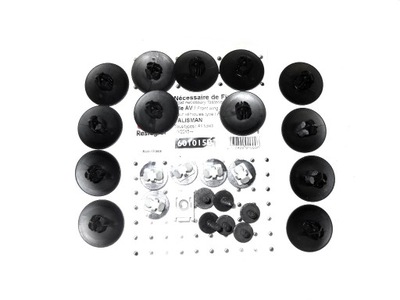 Набір кліпси підкрилок передній renault talisman фото №1