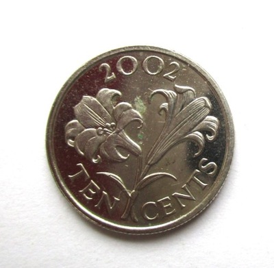 10 Centów 2002 r. Bermudy