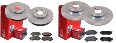 ДИСКИ ТОРМОЗНЫЕ КОЛОДКИ P+T BREMBO MAZDA CX-5