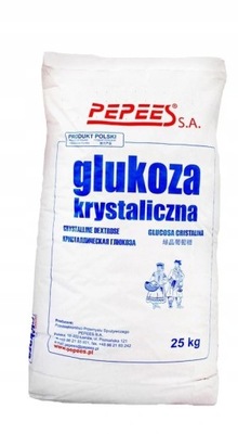 Glukoza krystaliczna Polska Dekstoza Cukier 25kg