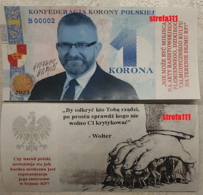 2079 - Polska 1 Korona 2023 Grzegorz Braun