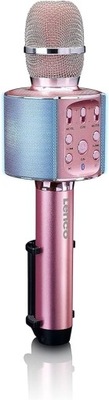 Mikrofon Bluetooth KARAOKE z głośnikami LENCO BMC-090 Różowy