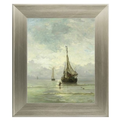 Obraz marina Hendrik Willem Mesdag Spokojne morze