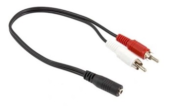 ZŁĄCZE DO MIKROFONU RCA JACK 3,5MM
