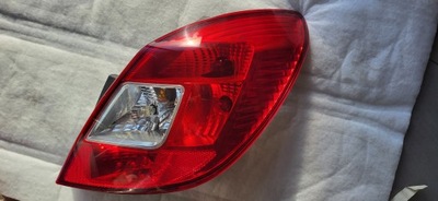 Opel corsa d лампа правый задняя model 5 дверь светлая фото №1