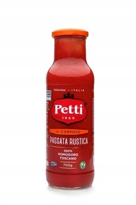 Przecier pomidorowy Petti Passata Rustica 700 g