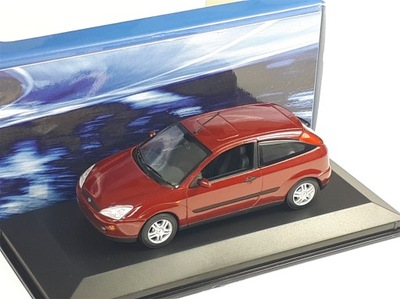 MINICHAMPS FORD FOCUS MkI 1997-2004 2-D Red 1:43