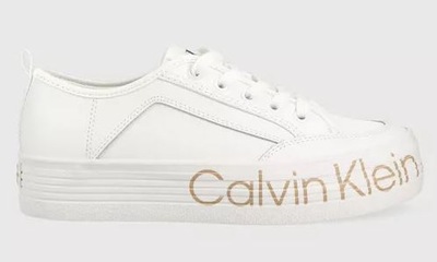 Calvin Klein Jeans buty Vulc Flatf Low biały 40