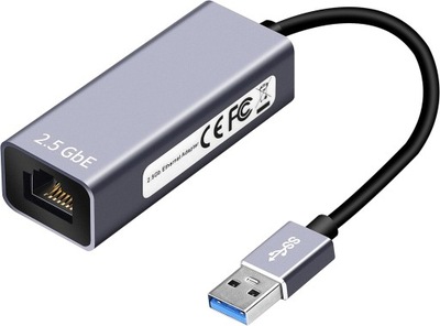 Adapter sieciowy USB 3.0 do 2.5G, adapter USB 3.0 do Gigabit