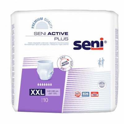 Seni Active Plus majtki chłonne bardzo duże XXL