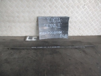 Молдинг уплотнитель левый перед toyota sienna ii 3.5 b 03-09 r. фото №1