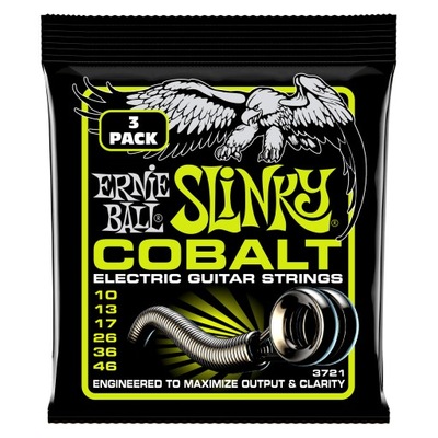 Ernie Ball 3721 Cobalt Slinky 3 sety