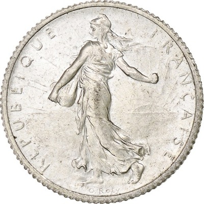 Moneta, Francja, Semeuse, Franc, 1917, Paris, MS(6