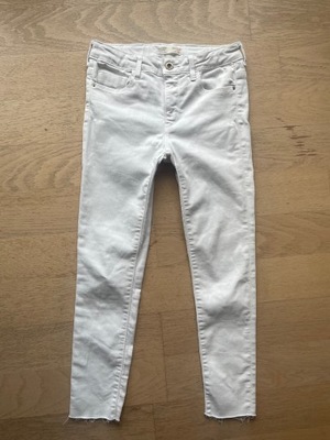 Białe spodnie jeans ZARA rozm.152