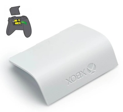 Biała Oryginalna klapka baterii do pada Xbox Series * Koszyk Pokrywa white