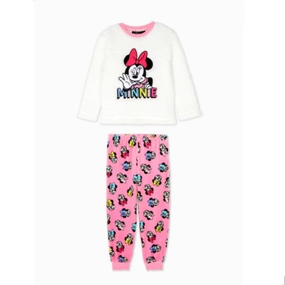 Disney Piżama ciepła MYSZKA MINNIE 7-8 lat 128 Primark